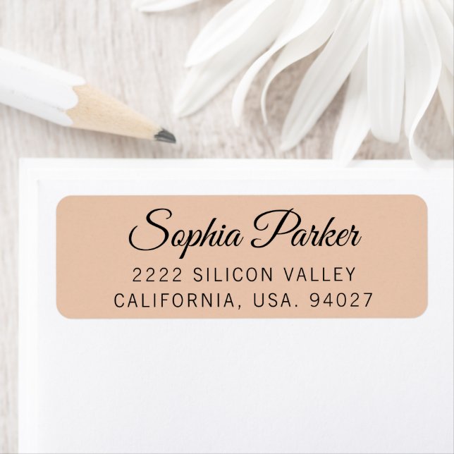 Minimalist Elegant Funny Script Return Address (Insitu)