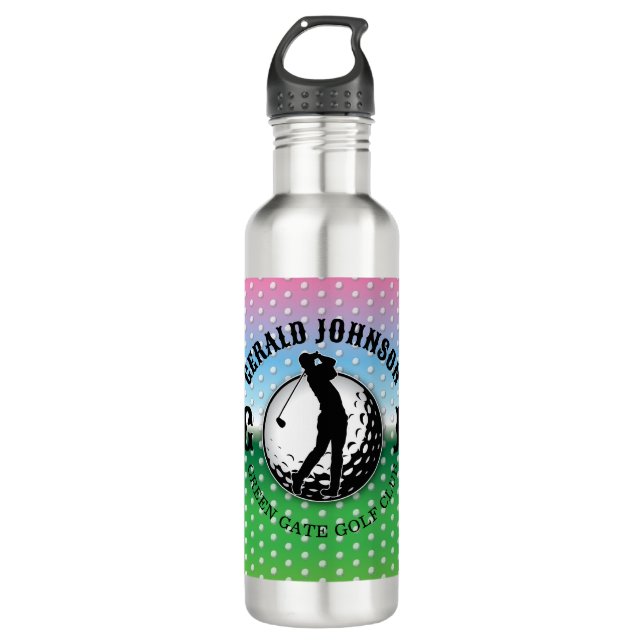 Minimalist Elegant Golf Design 710 Ml Water Bottle (Front)