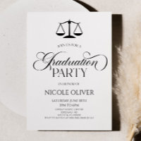 Minimalist Elegant Lawyer Scale Graduation