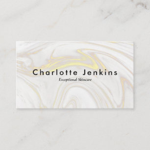 Minimalist Elegant Marble Professional Business Card