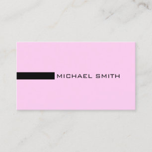 Minimalist Elegant Modern Shampoo and Black Business Card