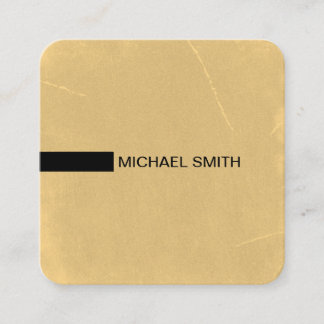 Minimalist Elegant Modern Vintage #2 Square Business Card