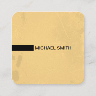 Minimalist Elegant Modern Vintage #3 Square Business Card
