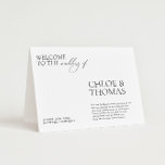 Minimalist Elegant Modern Wedding Ceremony Program Programme<br><div class="desc">Introduce your guests to your wedding ceremony in style with this Minimalist Elegant Modern Wedding Ceremony Program. The program features a clean, white design with elegant calligraphy font for a timeless and sophisticated look. The simple design allows the focus to be on the meaningful words and moments of your special...</div>