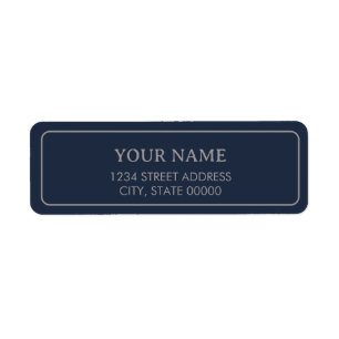Minimalist Elegant Navy Blue