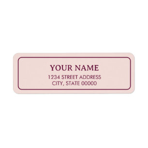 Minimalist Elegant Pale Blush Pink