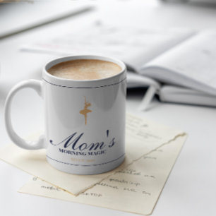 Minimalist elegant personalized christmas mug