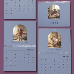 Minimalist Elegant Photo Quote Calendar 2026