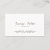 Minimalist Elegant Professional Modern Sleek Plain