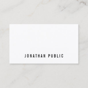 Minimalist Elegant Professional Modern Template Business Card