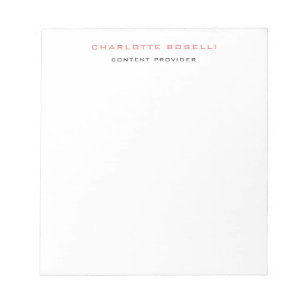Minimalist Elegant Professional Notepad