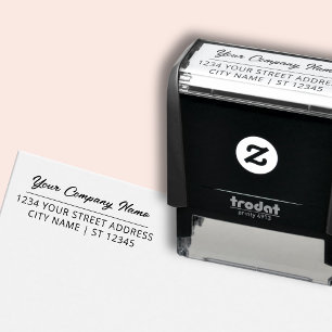 Minimalist Elegant Professional Return Address Self-inking Stamp