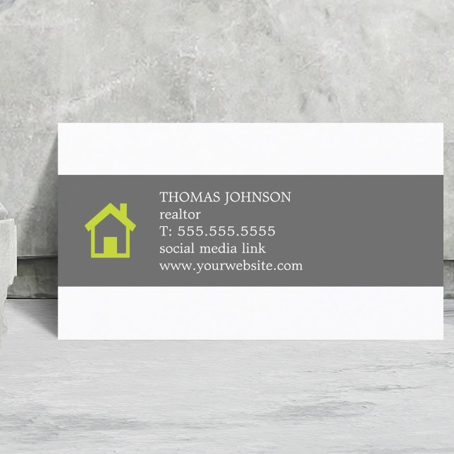 Minimalist Elegant Real Estate Business Card (Creator Uploaded)