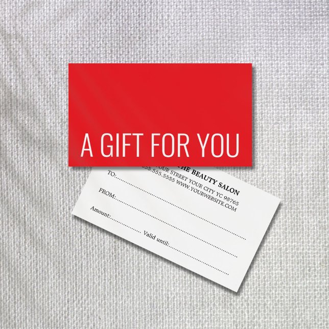 Minimalist Elegant Red White Bold  (Creator Uploaded)