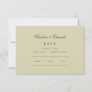 Minimalist Elegant   RSVP & QR Website