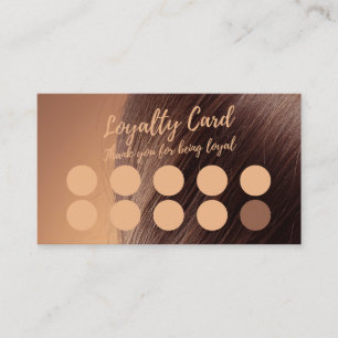 Minimalist Elegant Salon & Barbershop Loyalty Card