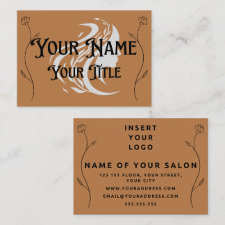 Minimalist Elegant Salon Business Card