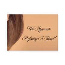 Minimalist Elegant Salon Referral Card