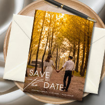 Minimalist Elegant Save the Date
