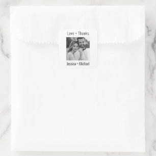💍 Minimalist Elegant Square Sticker