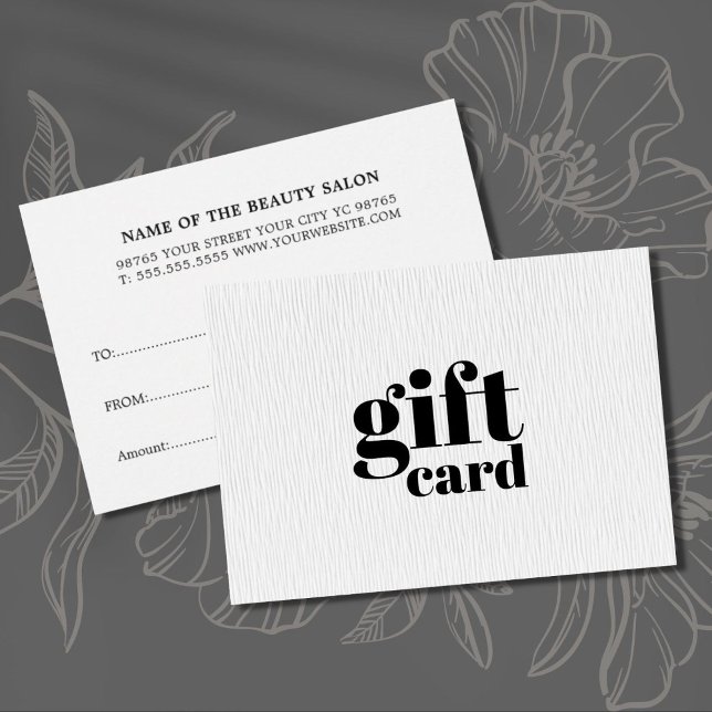 Minimalist Elegant Texture White Beauty Salon (Creator Uploaded)