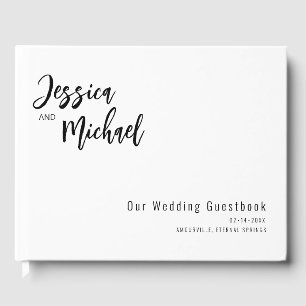 💍 Minimalist Elegant wedding  Guest Book