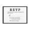 Minimalist Elegant Wedding RSVP Response