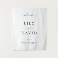 Minimalist Elegant Welcome Wedding 