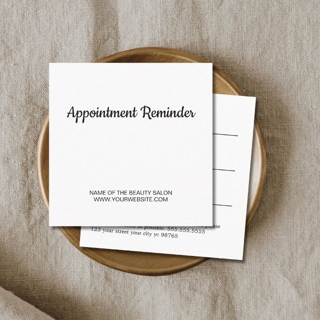 Minimalist Elegant White Beauty Appointment (Creator Uploaded)