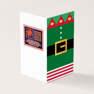 Minimalist Elf Christmas Cards 25pk