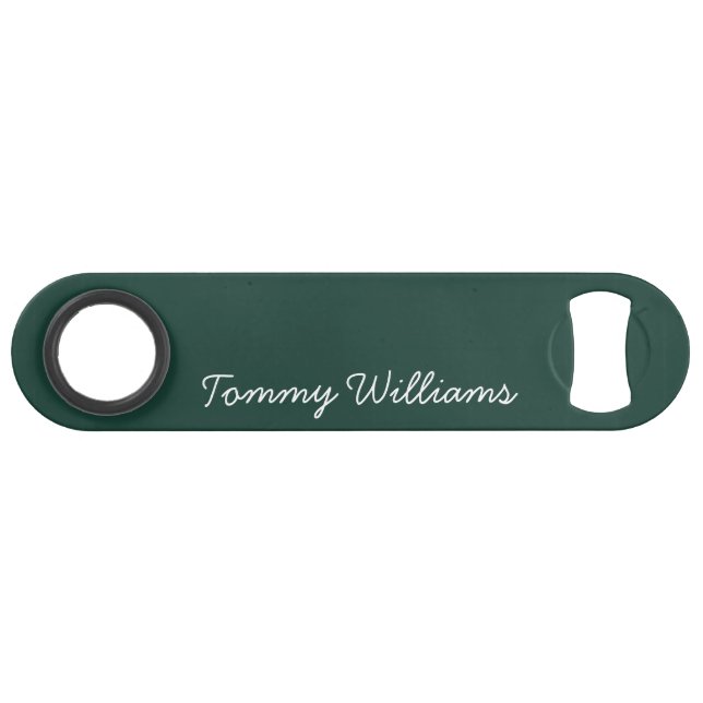 Minimalist Emerald Green Professional Simple (Front (Horizontal))