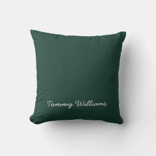 Minimalist Emerald Green Professional Simple Cushion