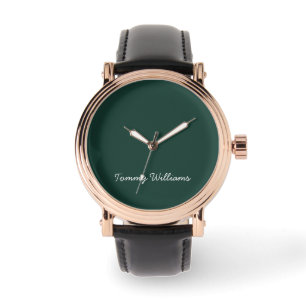 Minimalist Emerald Green Professional Simple Watch