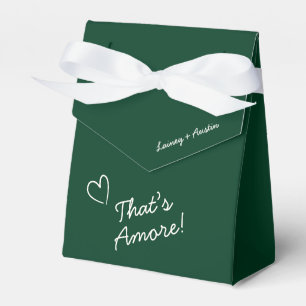 Minimalist Emerald Green Welcome Wedding Favour Bo Box