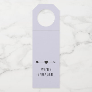 Minimalist | Engagement Lilac | Bottle Hanger
