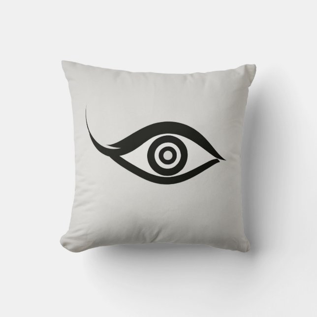  "Minimalist Eye Logo Pillow" Cushion (Front)