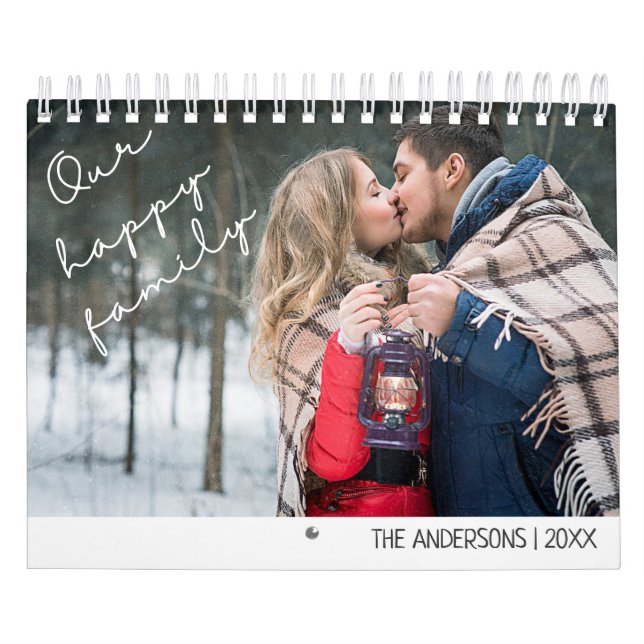 Minimalist Family Photo Calendar 2025 (Cover)