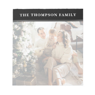 Minimalist Family Photo Notepad