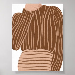 Minimalist Fashion Illustration Poster