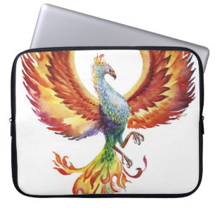 Minimalist Fashion Woman, Black Line Graphics. Laptop Sleeve