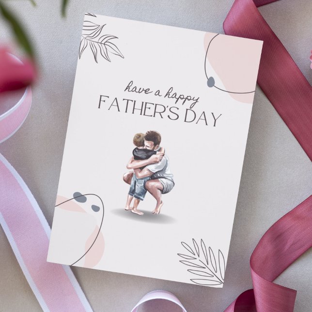 Minimalist Father’s Day Aesthetic Design Card (Creator Uploaded)