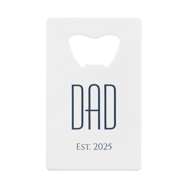 Minimalist Father's Day Simple New Dad  (Front)