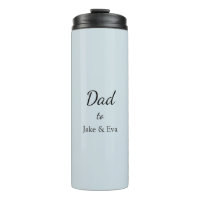 Minimalist Father's Day Tumbler | Kids Names 
