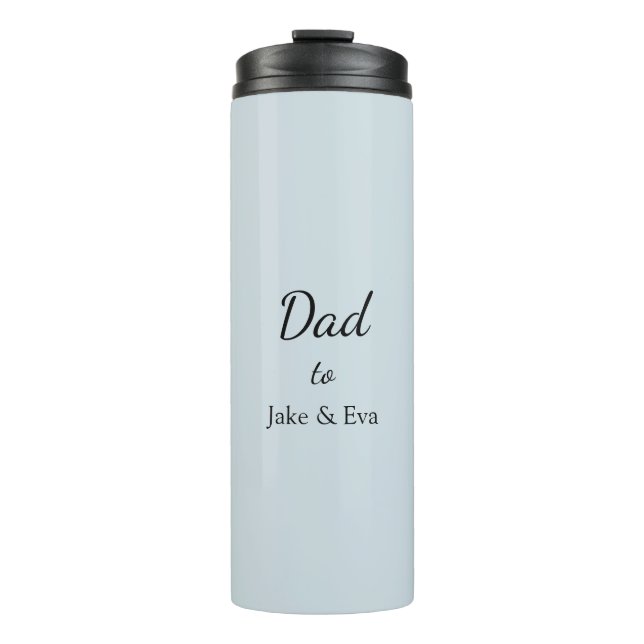 Minimalist Father's Day Tumbler | Kids Names  (Front)