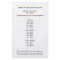 Minimalist Faux Gold Line Beauty Salon Menu