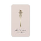 Minimalist Faux Gold Whisk Bakery 