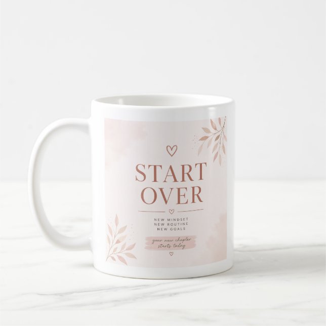 Minimalist Feminine Coffee Cup (Left)