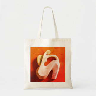 Minimalist Feminine Line Art Yoga Silhouette Tote Bag