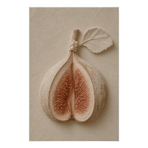 Minimalist Fig Botanical Wall Art Neutral