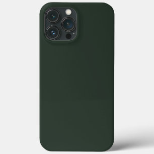 Minimalist Fir Green Plain Solid Simple Colour   iPhone 13 Pro Max Case